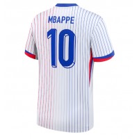 Camisa de Futebol França Kylian Mbappe #10 Equipamento Secundário Europeu 2024 Manga Curta